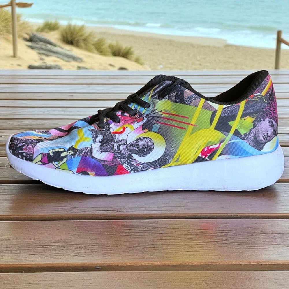 MrGugu & MissGo Rock and Roll Abstract Sneakers Women’s Size 40 / 9